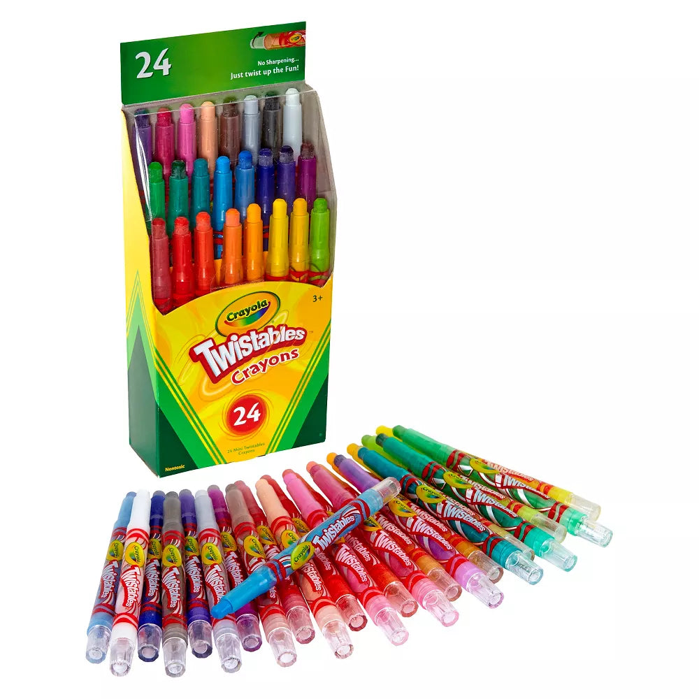Crayola Mini Twistables crayones con 24 piezas