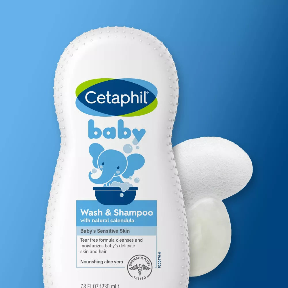 Jabón y Shampú para bebé Cetaphil  230 ml