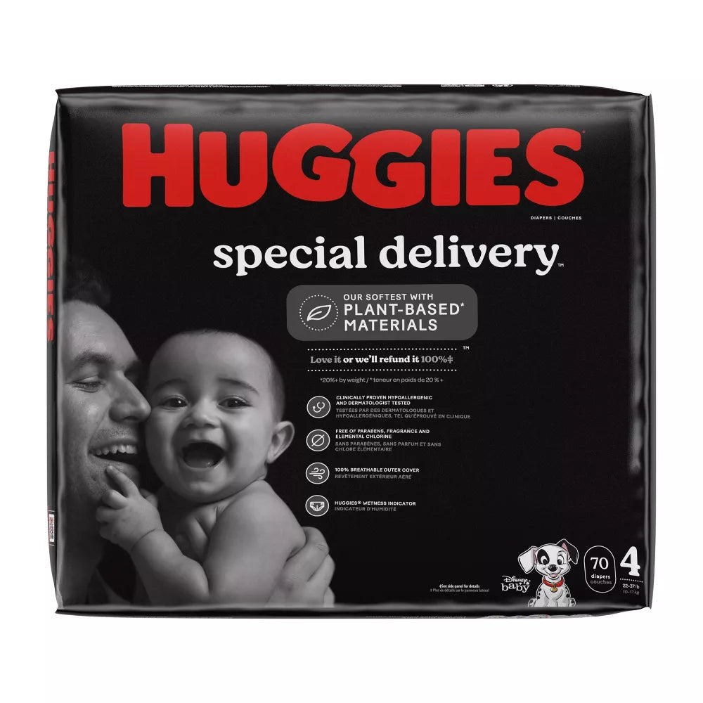 Huggies Special Delivery Hypoallergenic Baby Diapers - Etapa 4