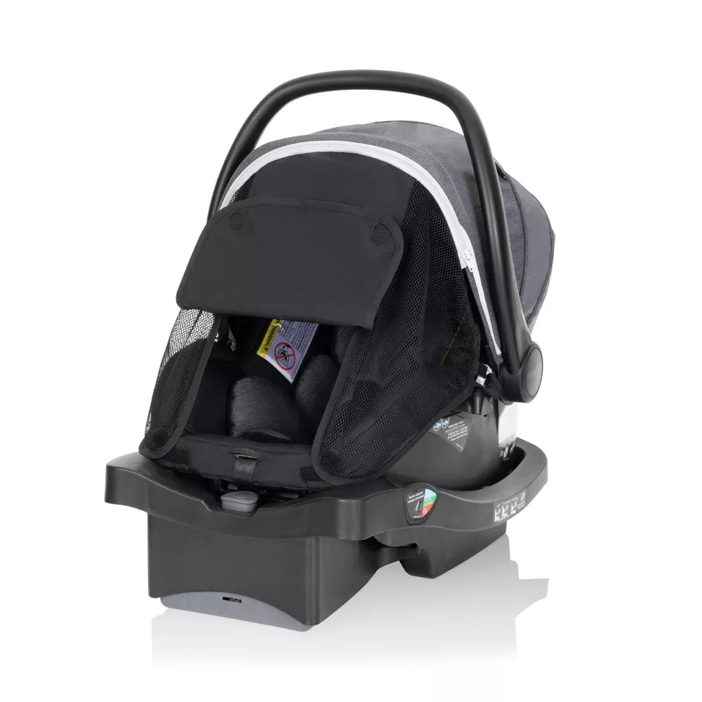 Evenflo Sistema de viaje Pivot Vizor para bebés - Color Chase Negro