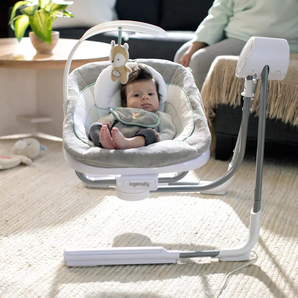 Ingenuity AnyWay Sway - Columpio Multi-Directional y Portátil para bebé