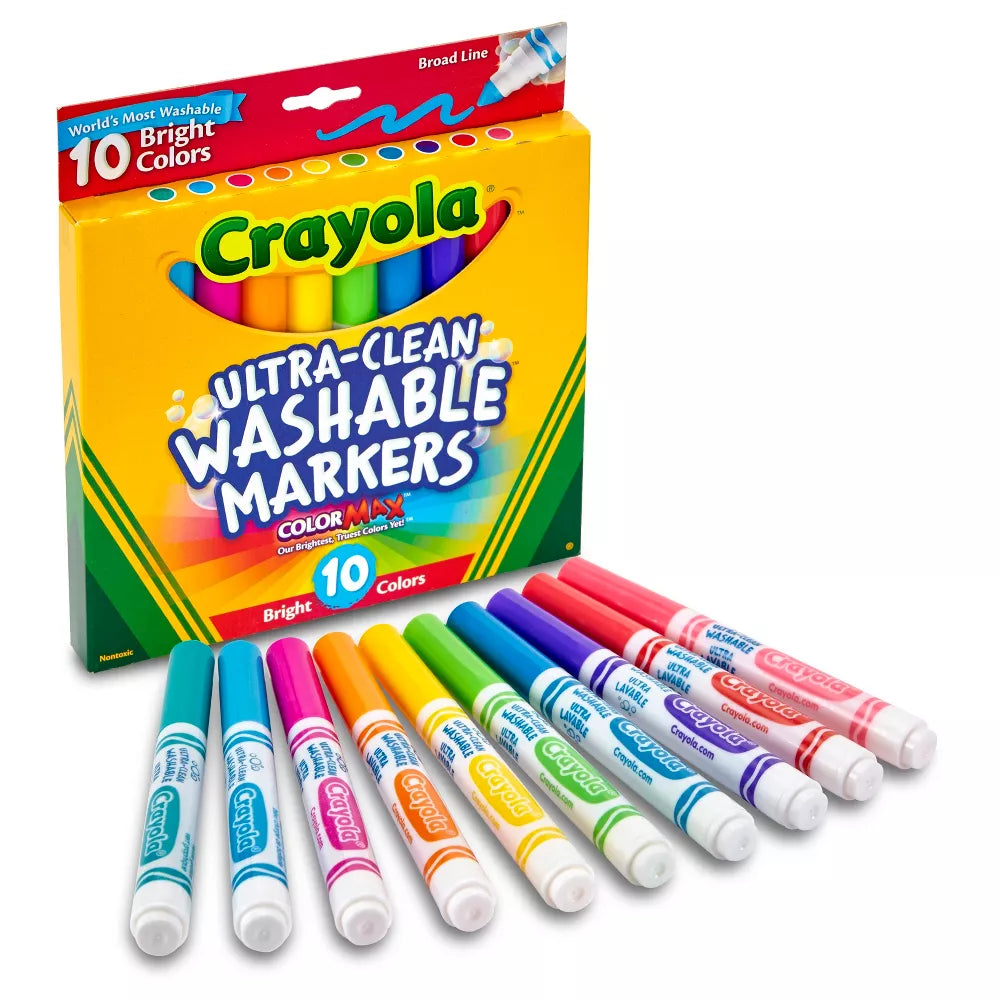 ▷ 10 rotuladores lavables Crayola con aromas 