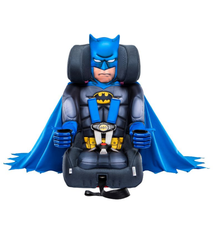 KidsEmbrace DC Comics Batman - Silla para auto con respaldo alto - Batman