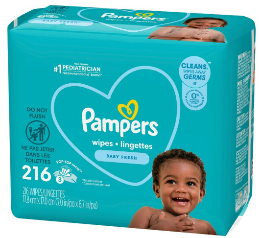 Wipes Pampers frescas para bebés