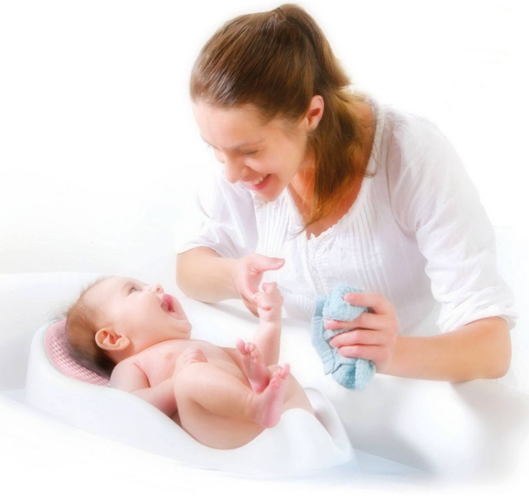 PandaEar Bañador de bebé, soporte de baño para bañera o pecado, soporte  ergonómico de baño infantil para bebés recién nacidos de 0 a 6 meses, color