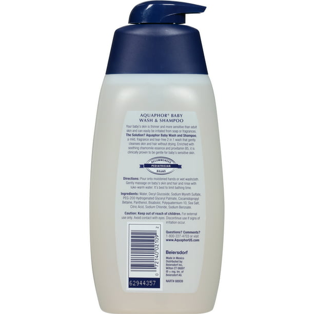 Aquaphor Jabón líquido Corporal y Shampoo para el bebé - Piel sensible 500ml