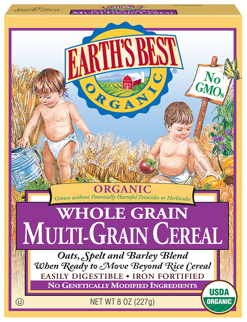Earth's Best Cereal orgánico para bebés 227gr