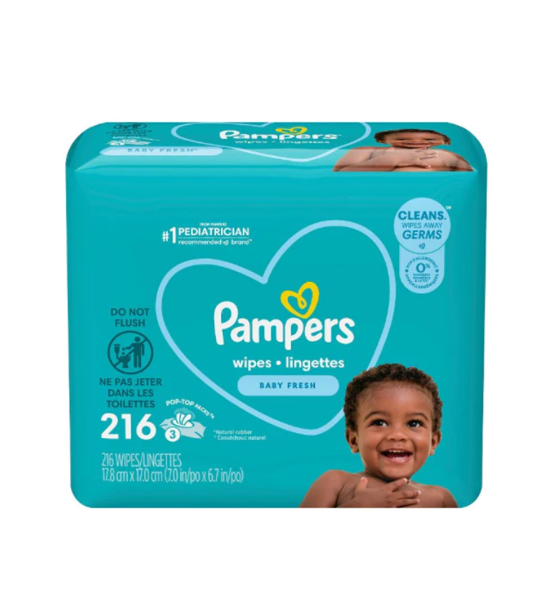 Wipes Pampers frescas para bebés