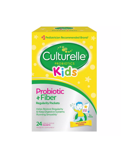 Culturelle Kids Paquetes diarios de fibra y probióticos para niños - 24 Unidades