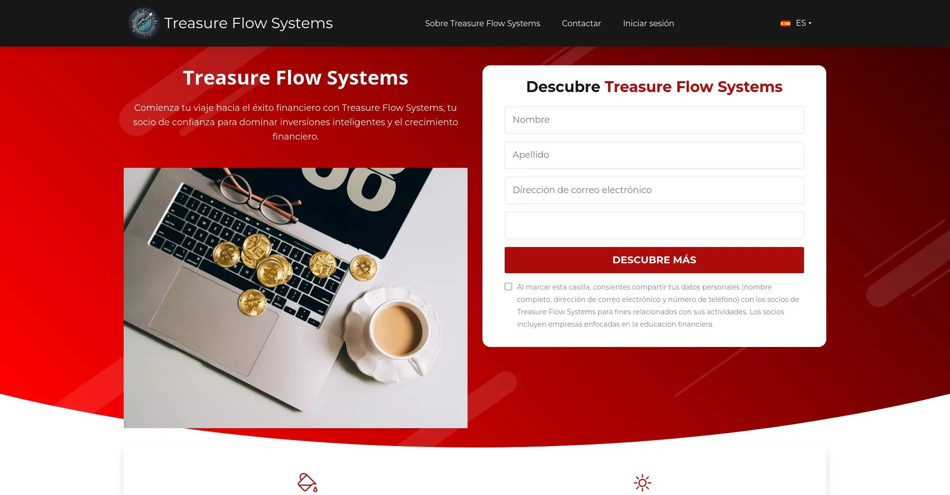 ¿Qué es Treasure Flow: Opiniones, ¿es una estafa o es seguro y fiable?